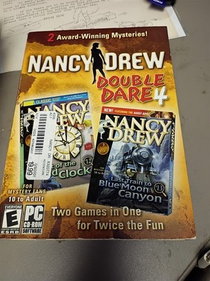 Nancy Drew: Double Dare 4 (PC, 2007) New 2 games in one