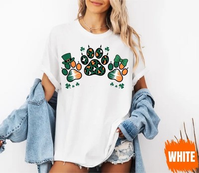 Irish Dog Paw St Patrick s Day Shirt Pet Lover Gift