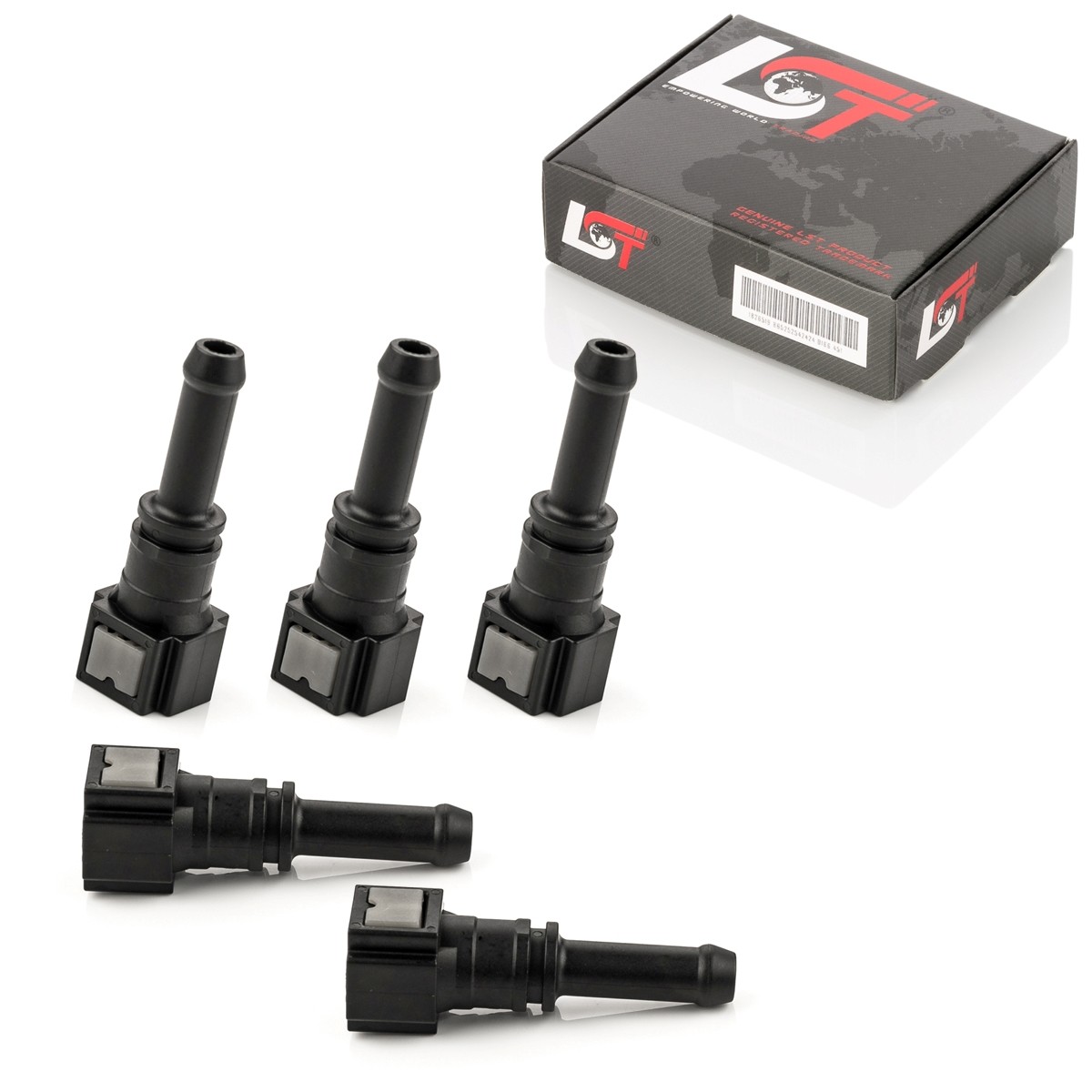 5X Quick Release Fuel Line Coupling Straight 6.3X8Mm For CHEVROLET