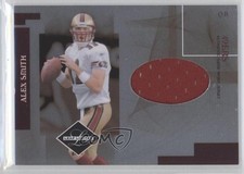 2007 Leaf Limited Jumbo Jerseys Team Logo 28/50 Alex Smith #J-6 4p7