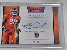 2016 Kevin Dodd Prime Signatures Card No. 224 20/25