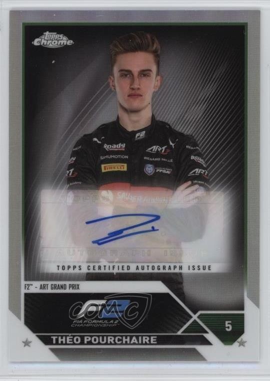 2023 Topps Chrome Formula 1 Theo Pourchaire Théo #CAC-TP Auto q3o