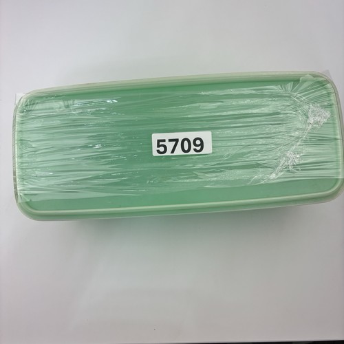 Tupperware Vintage Rectangle Celery Container Crisper Green Picnic Caravan - Picture 9 of 9