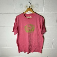 Vintage Quiksilver Shirt Mens 2XL XXL Pink Green Skater Y2K 90s Surfing Tee Surf