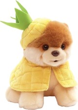 GUND Boo World's Cutest Dog Pineapple Outfit Plush Stuffed Dog Pomeranian, 9"