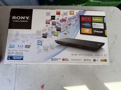 Sony BDP-BX59 Blu-ray Disc DVD Player Wi-Fi 3D Streaming Netflix  NEW SEALED YT1