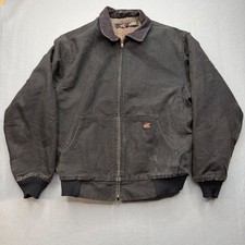 Red Wing Outfitters Mens XL Tall Black Canvas Blanket Lined Work Jacket USA Made