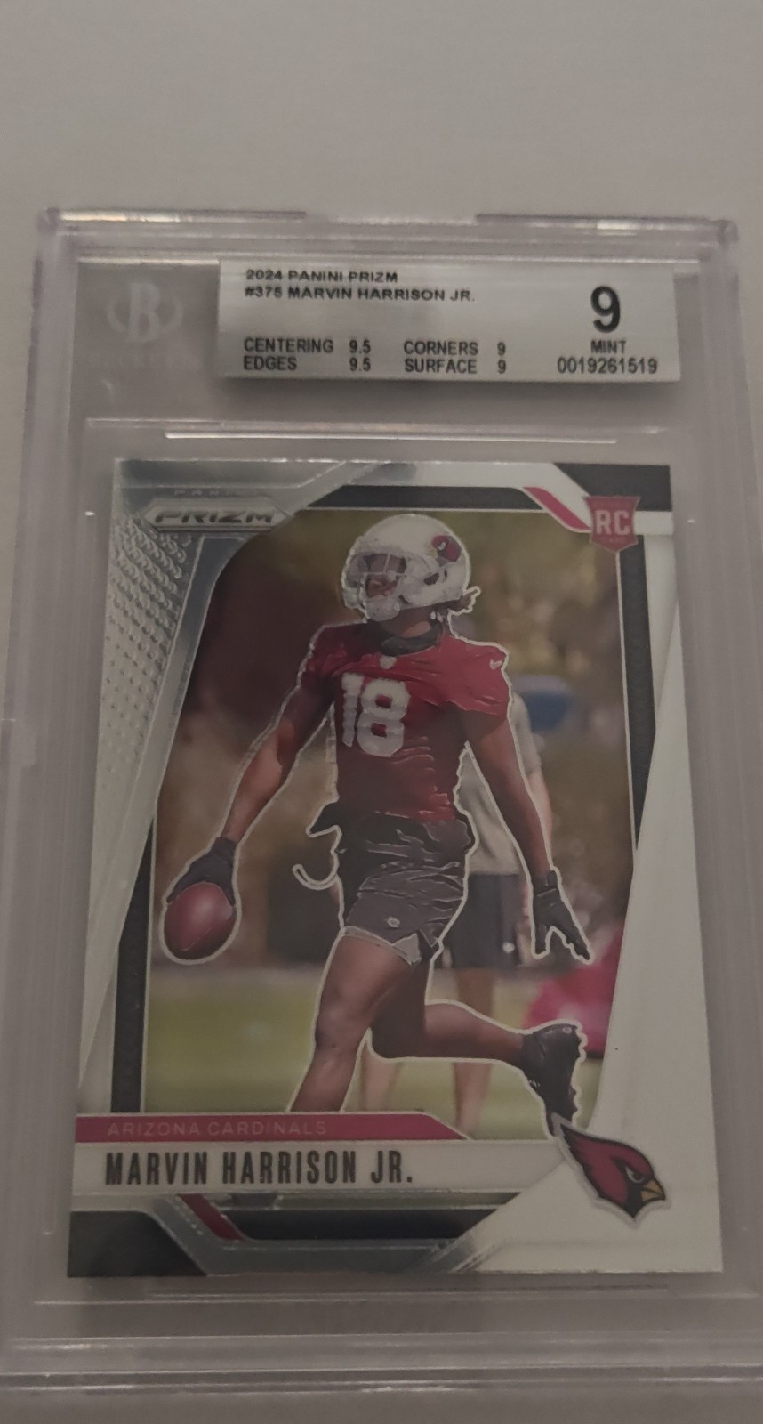 Marvin Harrison Jr. Panini Prizm #375 Silver