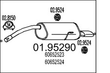 Pot d'échappement Alfa Romeo ALFA 156