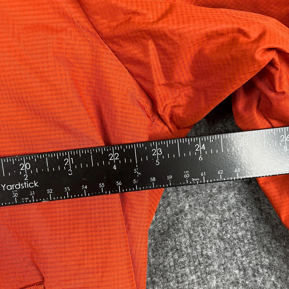 Free Country Jacket Mens M Orange Ripstop Hooded Lightweight Water Resistant - Image 4 of 4