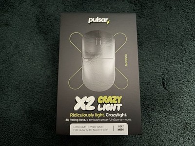 Pulsar - X2 CRAZYLIGHT Mini Wireless Gaming Mouse - Jet Black