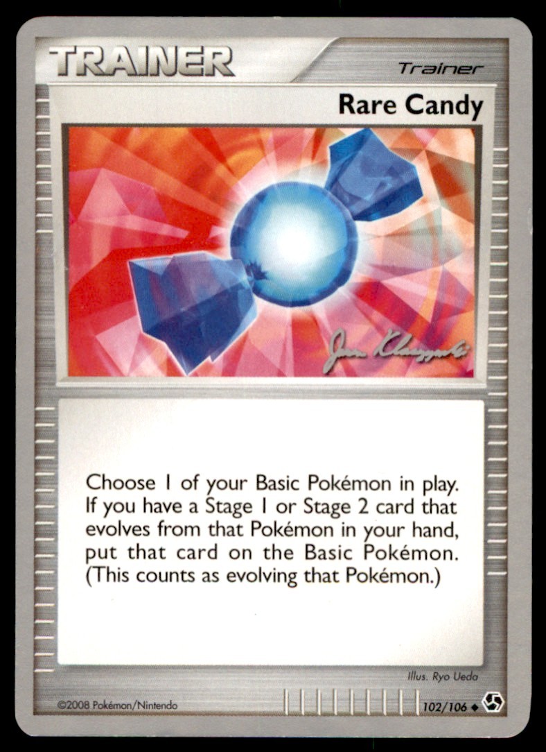 2008 Pokemon Diamond & Pearl - Great Encounters Rare Candy #102 Light Play