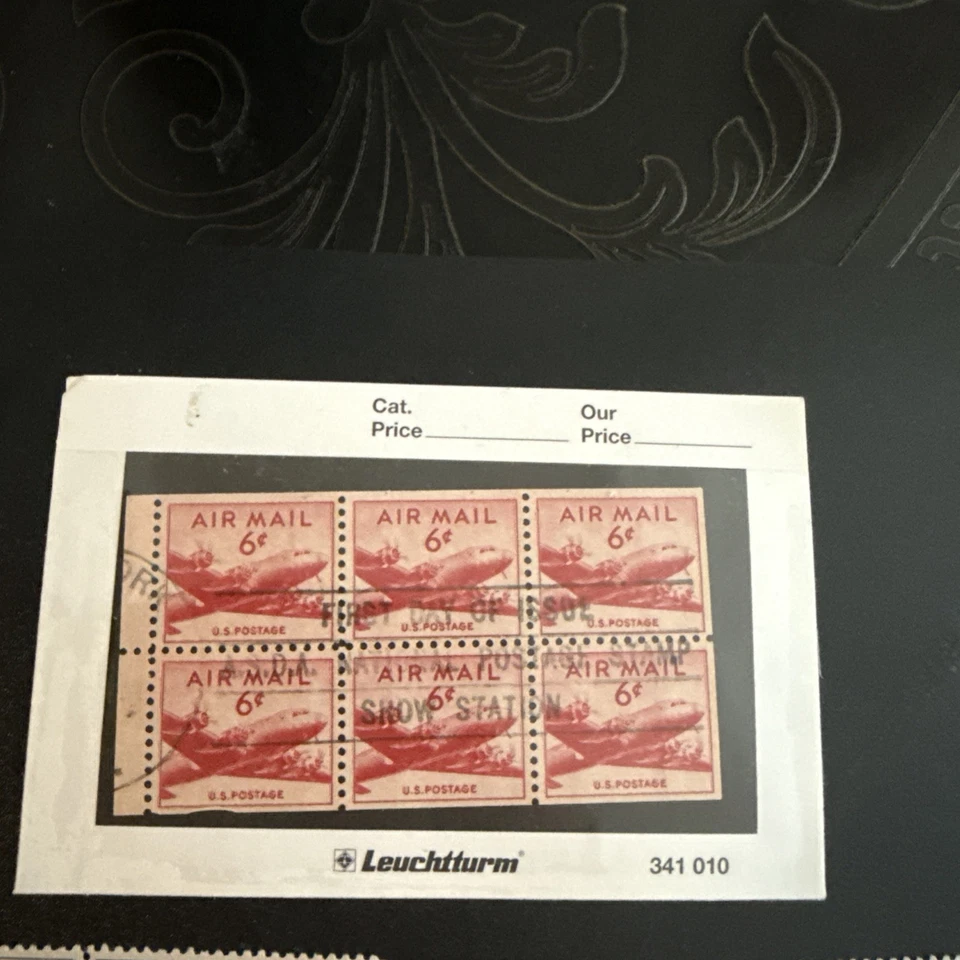 1926, 1930, 1938, 1945 1948 Airmail Stamps, Blocks Used And Unused Blocks, Rare! - Image 3 of 4