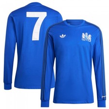 Maglia Uomo Adidas Originals Blu Manchester United x George Best Lifestyler L