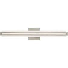 Livex Lighting 10193-91 Fulton Bathroom Vanity Light Brushed Nickel