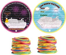 Duck Tags, Cruising Rubber Tag, Ducking Game 2.5 x inch, Black