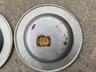 2 Metal Pewter Plates Love Wealth Time Antique Olde Bradford Troy Pa — photo 6