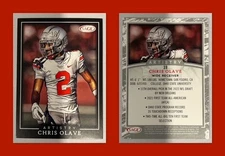 2022 SAGE Artistry - Chris Olave #39 black border Ohio State Buckeyes (boo!)