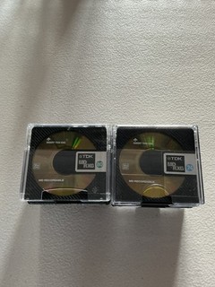 16x TDK MD RXG 74/80 RECORDABLE MINIDISCS INCL. SLIP COVERS USED