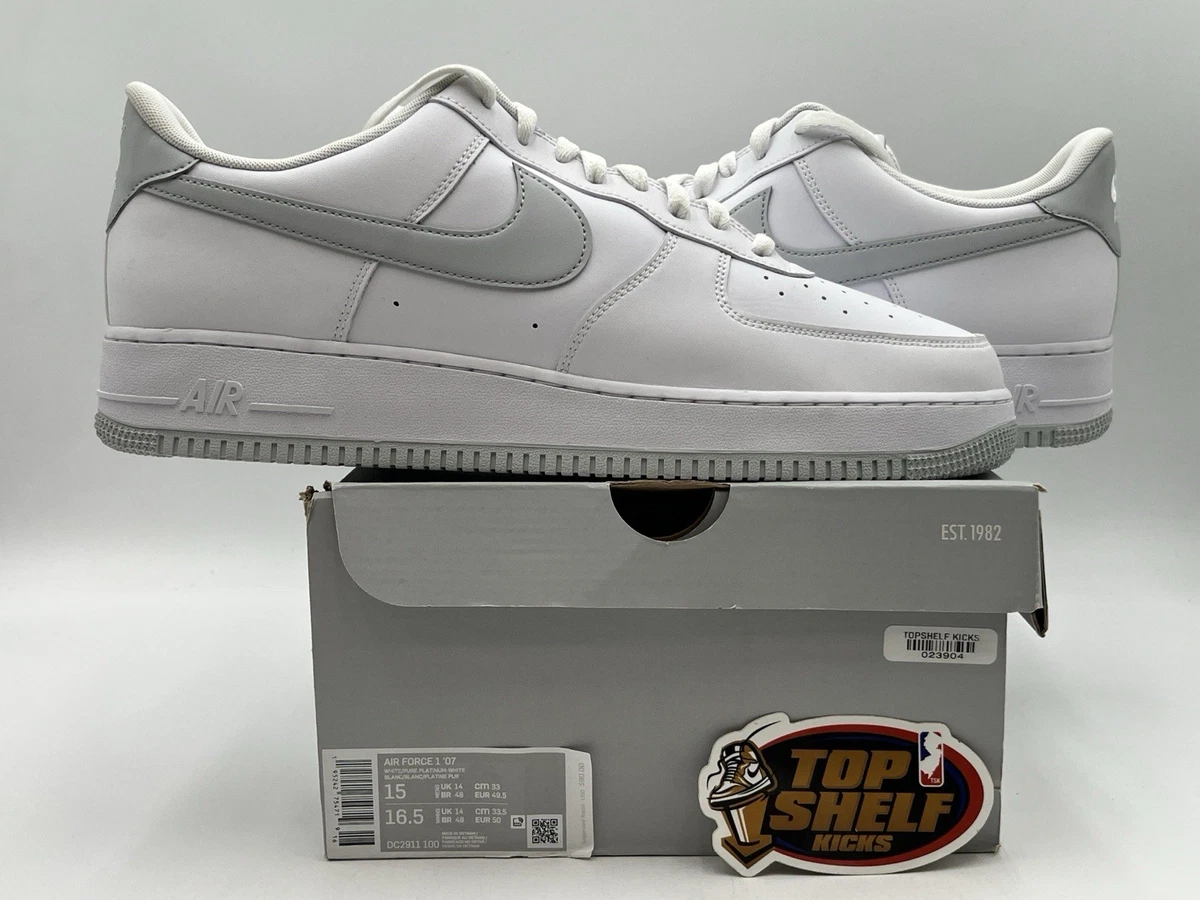 Nike Air Force 1 Low White Pure Platinum - огромный выбор по