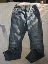 Wrangler Retro Jeans Boys Size 14 Regular Slim Straight Medium Wash Denim Cowboy