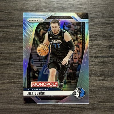 LUKA DONCIC 2024-25 PRIZM MONOPOLY LIGHT BLUE REFRACTOR #49 SERIAL #'D /249