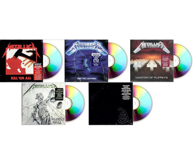 New Metallica Classics Remastered 5-Pack 1983-1991 Kill Em All To Black CDS!