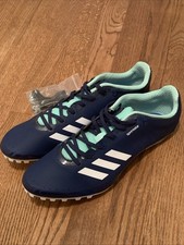 Adidas Sprintstar Running Track Shoes Sneakers Size 12 Blue White BB5747 Spikes