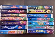 Lot of 14 Walt Disney Black Diamond Classics Collection VHS