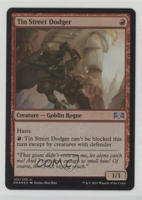 Magic : The Gathering 2019 - Ravnica Allegiance Tin 2024 Street Dodger #120 0e3