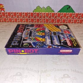 PIN-BOT  NINTENDO NES 8 BIT PAL A VERSIONE MATTEL ITA  CIB PINBOT ITALIANO