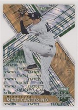 2019 Panini Elite Extra Edition Status Emerald Die-Cut 20/49 Matt Canterino pm5
