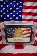 William Henry Harrison COIN & HANDWRITTEN WORD 30/60 A Word From POTUS 🔥🔥🔥