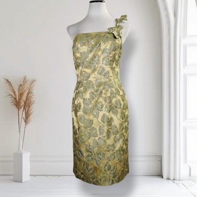 Vintage 60s Tanya Originals Honolulu One Shoulder Brocade Tiki Dress M 8 | eBay Vintage 60s Tanya Originals Honolulu One Shoulder Brocade Tiki Dress M 8 | eBay