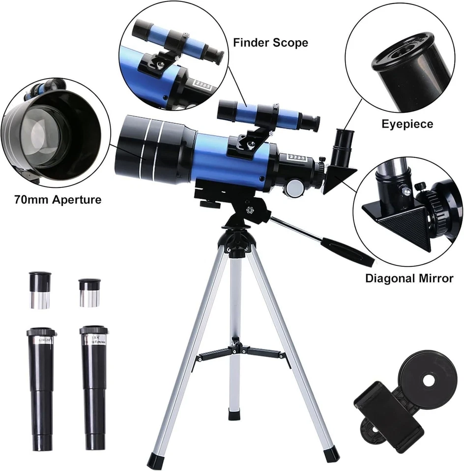 Professional Astronomical Telescope with High Tripod For HD Viewing Adults Kids - Image 2 of 4