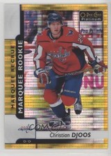 2017 O-Pee-Chee Platinum Marquee Rookies Seismic Gold 2/50 Christian Djoos 3ug