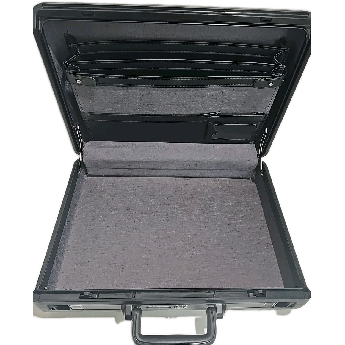 Samsonite Hard Shell Attache Briefcase Black Combo Lock Folders