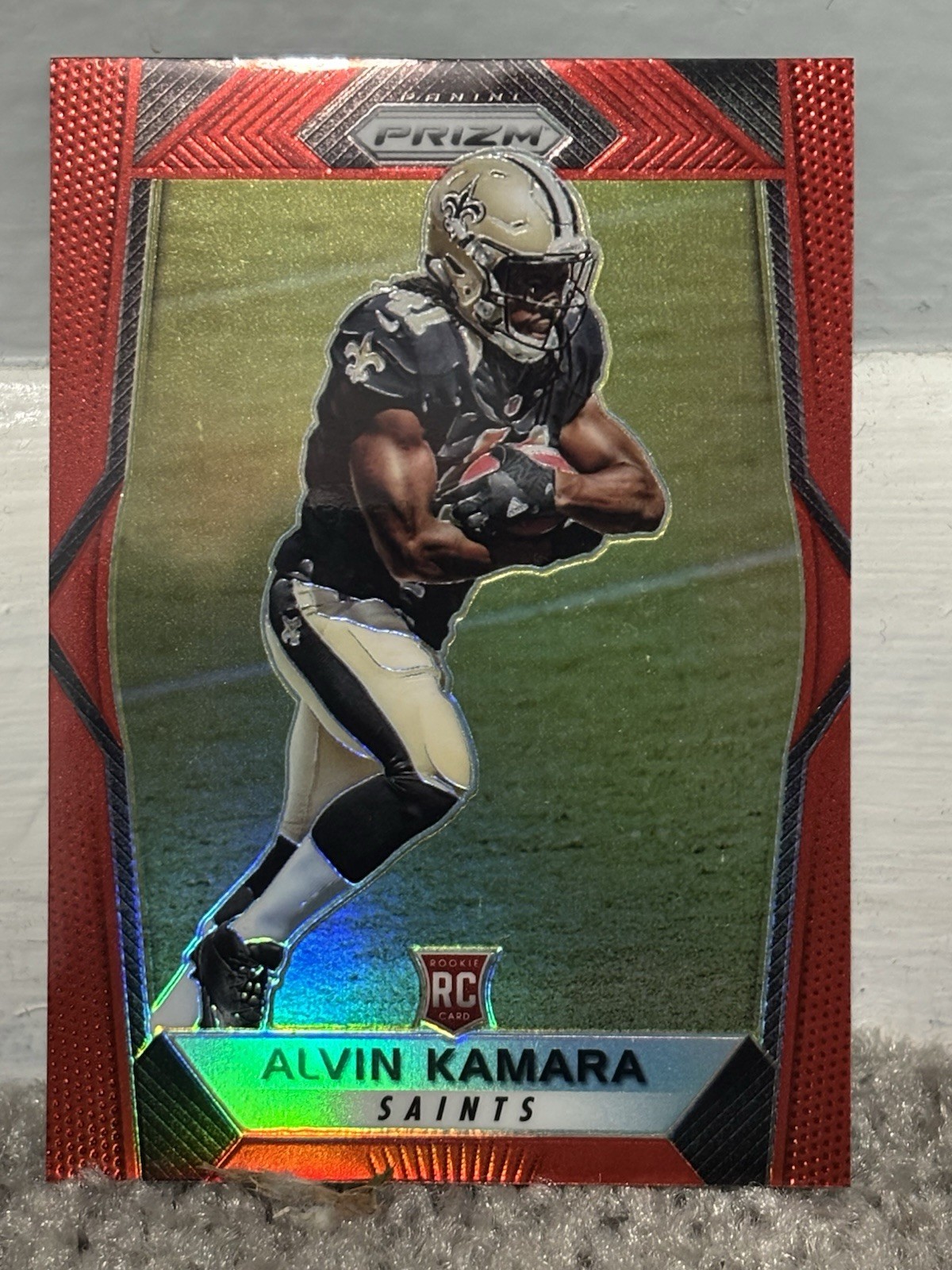 2017 Panini Prizm Red Retail SSP Alvin Kamara #291 Rookie RC Saints