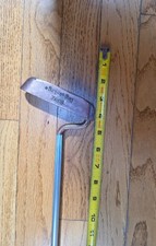 Vintage Burke Ding-A-Ling Brass Tuning Fork Putter 35 Inches Right Handed RARE