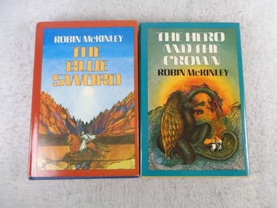 Blue Sword Hero and the Crown Robin McKinley 1985 Greenwillow HC DJ Fantasy Book