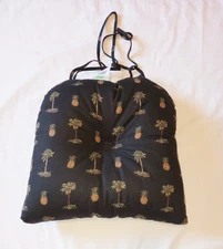 Waverly Classics Ebony Aloha Tropical Chair Pad Cushion with Ties 7 Available