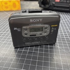 Sony Walkman WM-FX423 Portable Cassette Player AM FM Radio Serviced New Belt