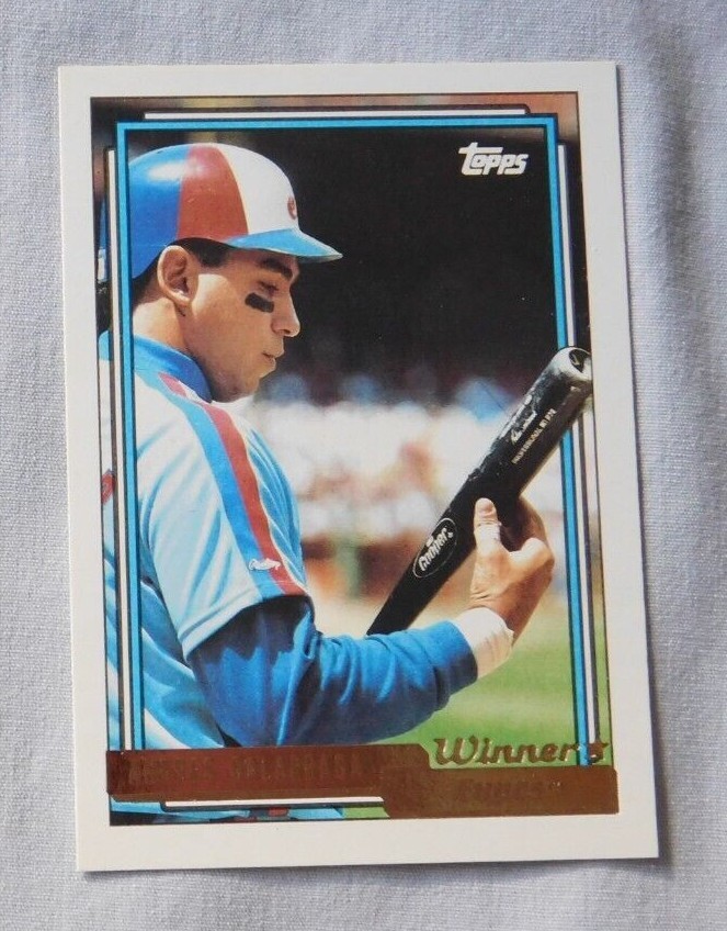 1992 Topps Gold Winners  Baseball Card Pick one