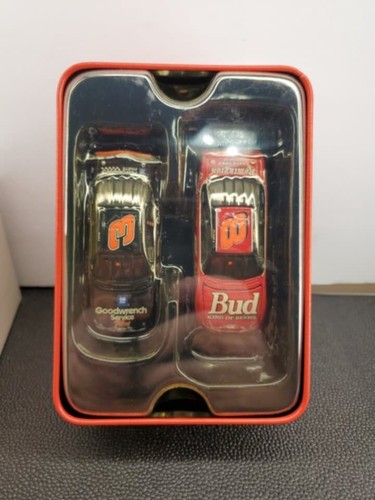 DALE EARNHARDT GM GOODWRENCH AND DALE JR BUD NO BULL MILLIONS TIN 1/64