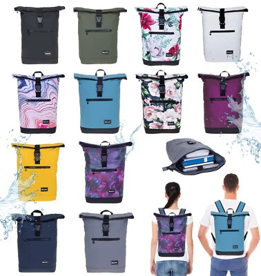 Rucksack Damen Herren Hydro Bench 64175 Laptop Tasche groß A4 Daypack Rolltop +e