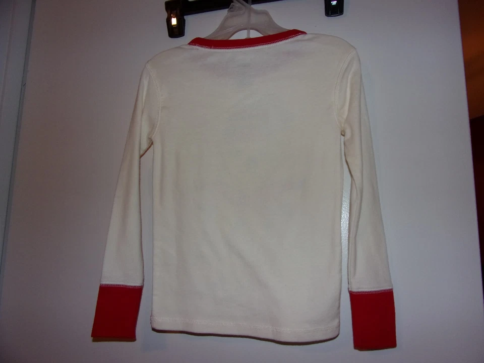 Top de pijama vintage azul marino, niños XS 5T regular manga larga Navidad perro / nuevo Foto 3 de 3