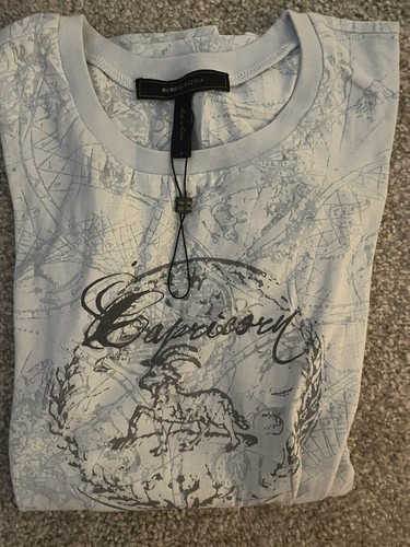 BCBG Max Azria Cap Sleeve Tissue T-Shirt Mint Green Zodiac Size S