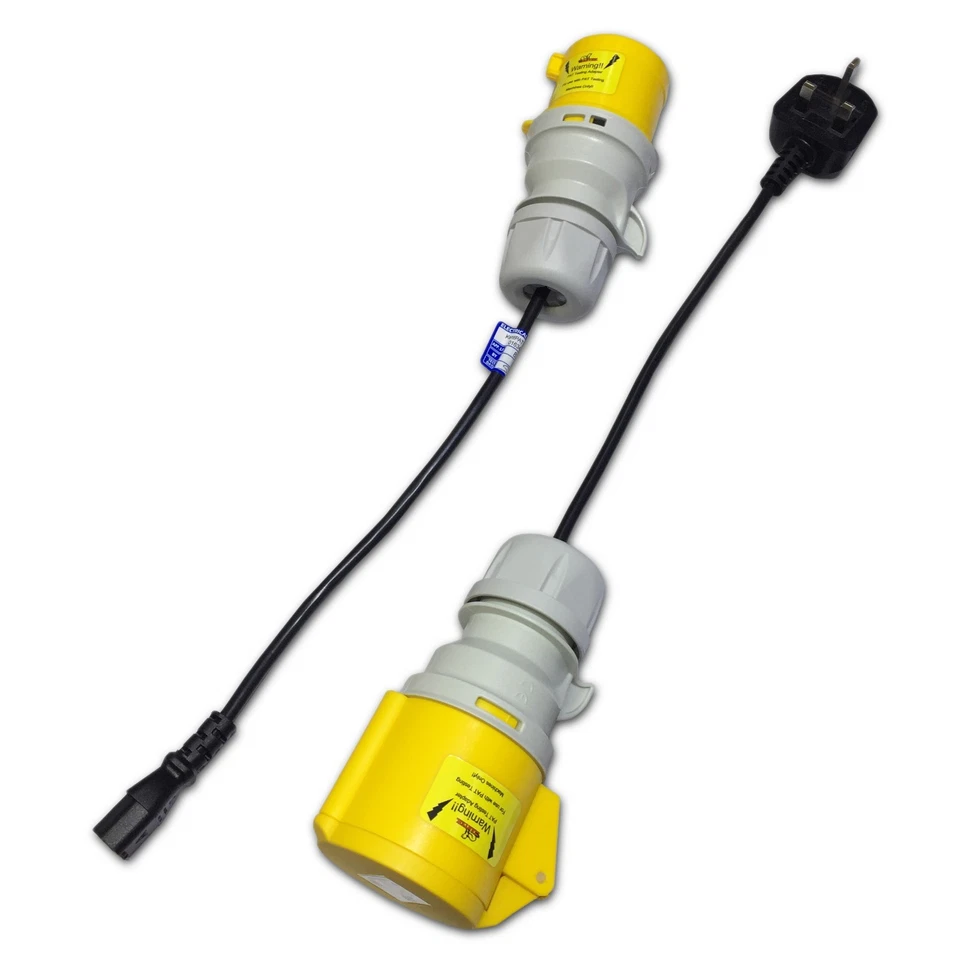 Marten® PAT Test Adapter Set - 110v 32amp Plug and Socket Adapter Set