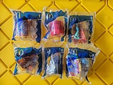 2004 McDonald’s Aladdin Happy Meal Toys Complete Set 6 Piece New Sealed