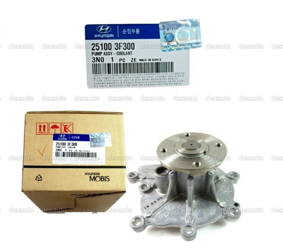 Bomba de agua del motor con junta para Hyundai Genesis 2009-2010 V8 4,6 L 251003F300 Foto 3 de 3